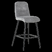 Бар стол ALFORD - светлосив XV