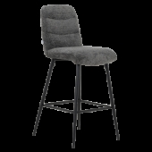 Бар стол ALFORD - тъмносив XV