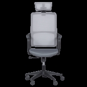 Президентски офис стол Carmen 7587 - сив