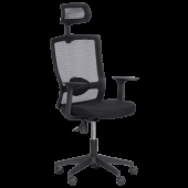 Президентски офис стол Carmen 7548 - черен