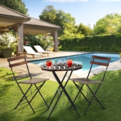 Сгъваема кетъринг маса KOKO - орех