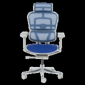 Ергономичен стол ERGOHUMAN ELITE 2 - сива рамка - син