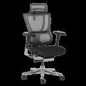 Ергономичен стол ERGOHUMAN IOO ELITE 2 - черна рамка - черен