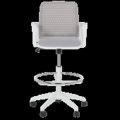 Работен офис стол Carmen 7556 W - светлосив