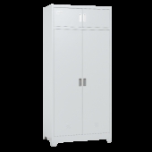 Метален шкаф Carmen CR-1229 GR - сив