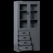 Метален шкаф Carmen CR-1278 E L SAND - графит