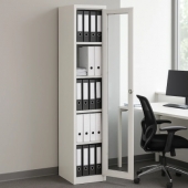 Метален шкаф Carmen CR-1001 L - сив