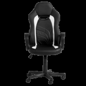 Геймърски стол Carmen 7525 - черно-бял