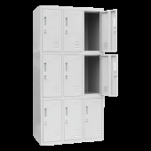 Метален шкаф Carmen CR-1274 J - сив