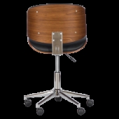 Работен офис стол Carmen 6403 - орех - черен