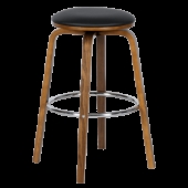 Бар стол Carmen 4030 - орех/черен