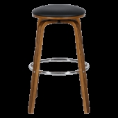 Бар стол Carmen 4030 - орех/черен