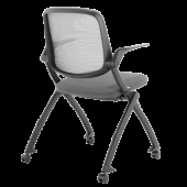 Посетителски стол AGNO - тъмносив