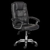 Президентски офис стол Carmen 6081 - черен