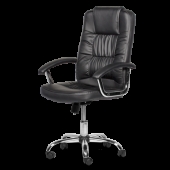 Президентски офис стол Carmen 6081 - черен