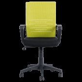 Работен офис стол Carmen 7041 - черен - зелен