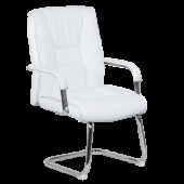 Посетителски стол Carmen 6540 - бял