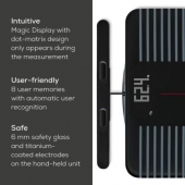 Везна Beurer BF 990 WIFI/Bluetooth 8-electrode diagnostic bathroom scale with extendable handpiece for full body analysis; 5 activity levels; 8 user memories; 180 kg