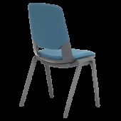 Посетителски стол LIMBER - син