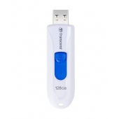 Памет Transcend 128GB, USB3.1, Pen Drive, Capless, White