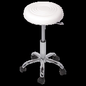 Табуретка с колелца Carmen 3075 - бял