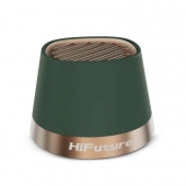 Слушалки Тонколони HiFuture Mega S Green, Bluetooth 5.4, MagSafe, 5W Output, Built-in MIC support Handsfree, Pair to Play (TWS Mode), Up to 10 Hours Playtime, Wireless Charge (7.5W-15W), Phone Holder