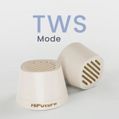 Слушалки Тонколони HiFuture Mega S Latte, Bluetooth 5.4, MagSafe, 5W Output, Built-in MIC support Handsfree, Pair to Play (TWS Mode), Up to 10 Hours Playtime, Wireless Charge (7.5W-15W), Phone Holder