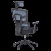 Ергономичен стол Carmen 7582 - син-черен