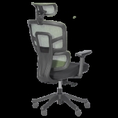 Ергономичен стол Carmen 7582 - зелен-черен