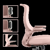 Ергономичен стол BAKU - светлорозов