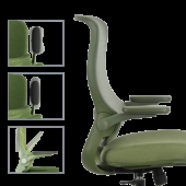 Ергономичен стол BAKU - зелен