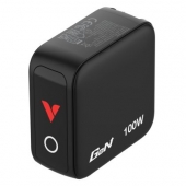 Зарядно устройство Verbatim Mini GaN Charger 100W with Display