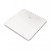 Везна Beurer GS 225 White Glass bathroom scale, Magic LED display; Automatic switch-off, overload indicator; height 2.7 cm; 180 kg / 100 g  5 years warranty; White