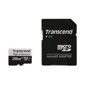 Памет Transcend 256GB micro SD w/ adapter U3, High Endurance