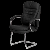 Посетителски стол Carmen 6154 - черен