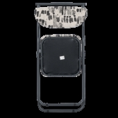 Сгъваем стол SATER - черен-бял