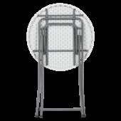 Сгъваемa кетъринг бар маса Carmen 9938 - бяла