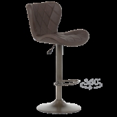 Бар стол DALVEY - тъмнокафяв