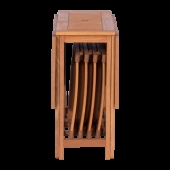 Градински комплект пакет маса с 4 сгъваеми стола CLAUS