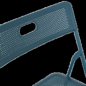 Сгъваем стол TRANAS - петролено син