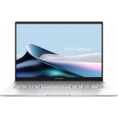 Лаптоп Asus Zenbook UX3405CA-ST1109NA, Intel Ultra 9 285H 2.9 GHz (24MB Cache, up to 5.4 GHz, 16 cores, 16 Threads), 14.0 OLED WQXGA+(WQ+) 2880X1800 16:10 Bend+500nits Glare , 120 Hz, LPDDR5X 32GB ( on board ),1TB  SSD G4, No OS , Foggy Silver, no adapter