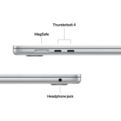 Лаптоп Apple MacBook Air 15.3: Apple M5 chip with 10-core CPU and 10-core GPU, 16GB, 1TB SSD - Silver