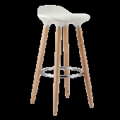 Бар стол LARSA - бял