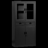 Метален шкаф Carmen CR-1247 J SAND  - черен