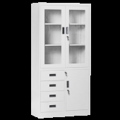 Метален шкаф Carmen CR-1278 J - сив