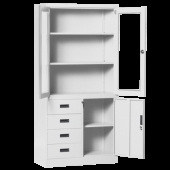 Метален шкаф Carmen CR-1278 J - сив