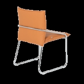 Посетителски стол Carmen 1144 - оранжев