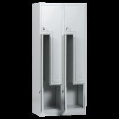 Метален шкаф Carmen CR-1280 J - сив