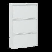 Метален шкаф за обувки Carmen CR-1228 E J - сив