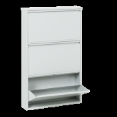 Метален шкаф за обувки Carmen CR-1228 E J - сив